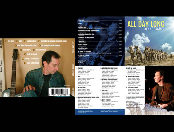 CD jacket design for Kenne Cramer