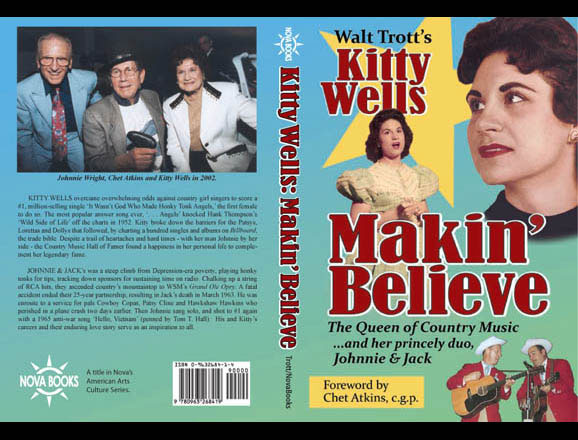 Cover for Kitty Wells biography, published by Nova Books